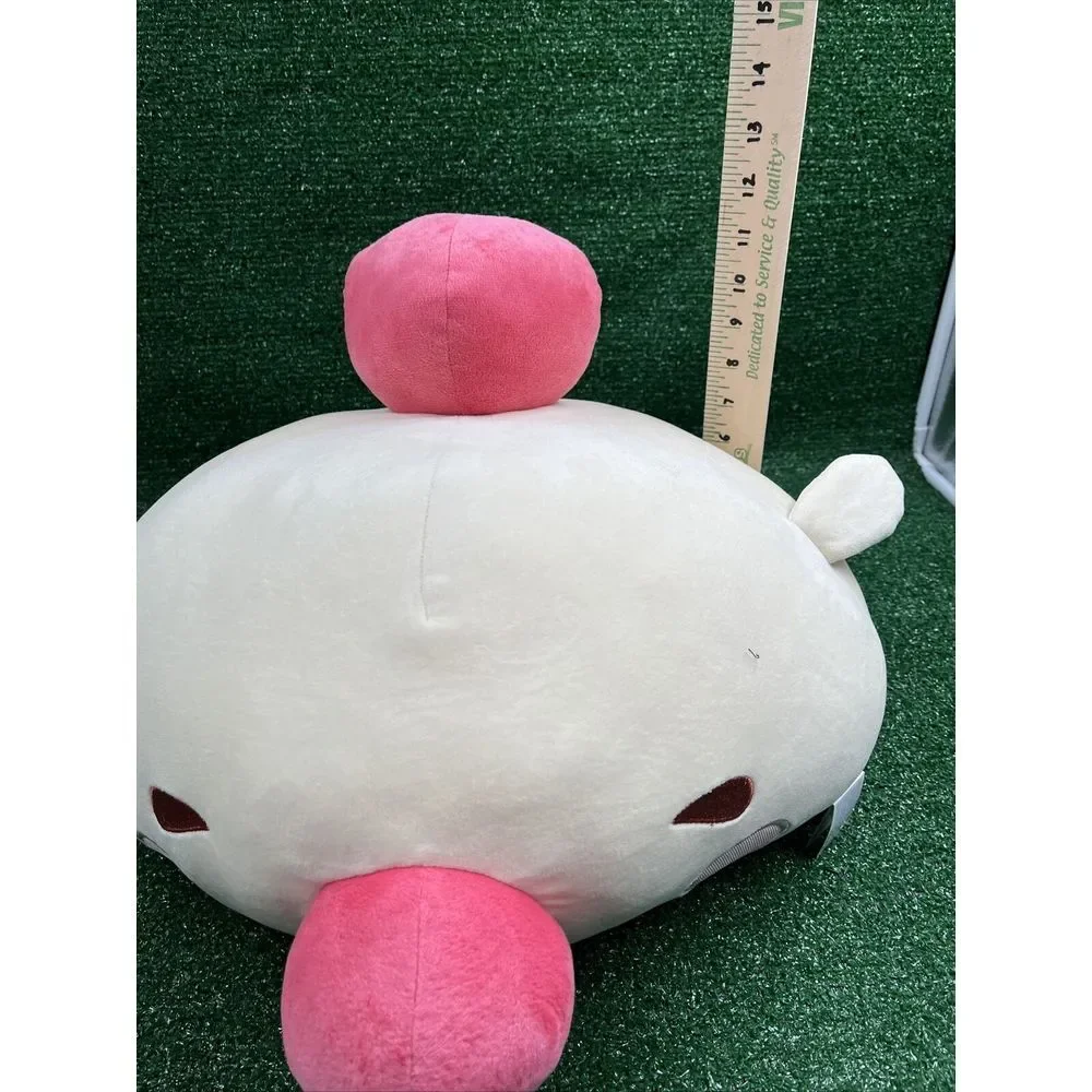 Final Fantasy All Stars Dissidia Moogle Face Pillow Plush 18 inches NWT‎